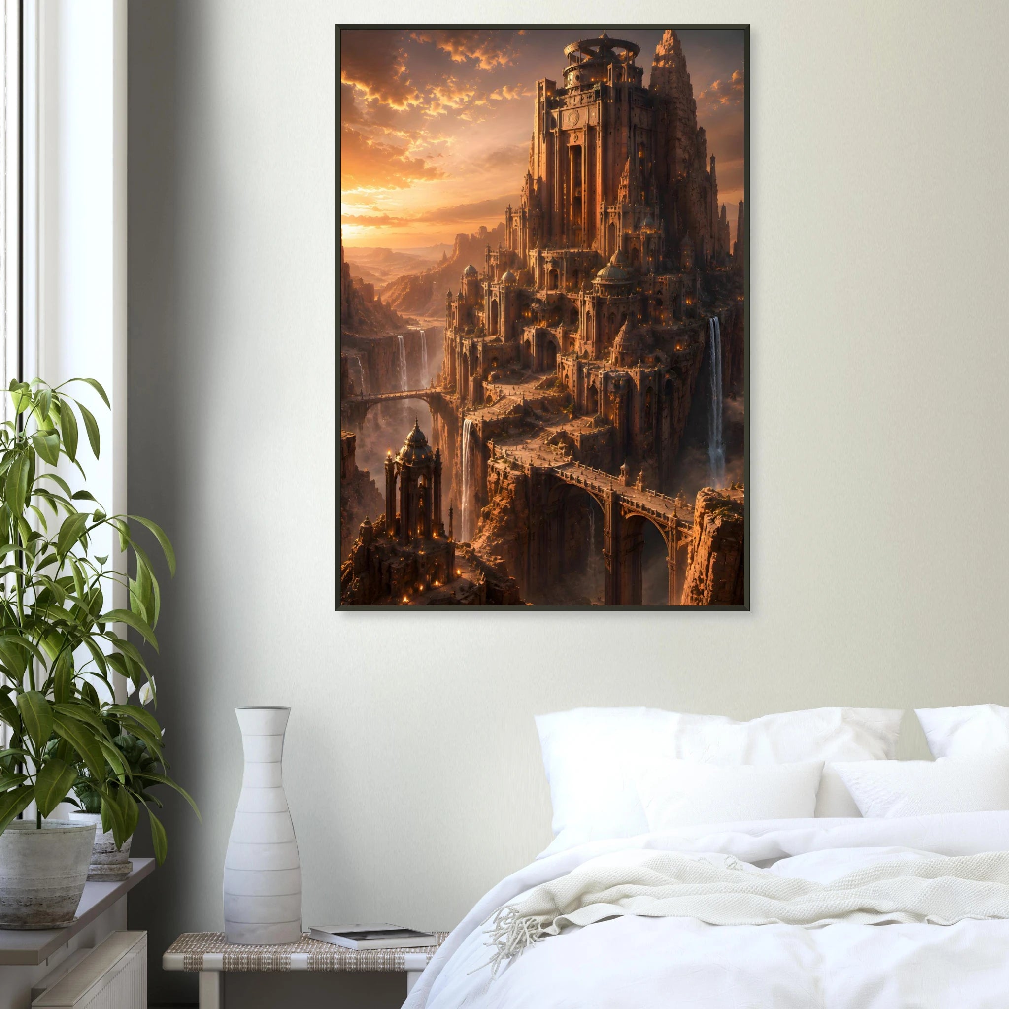 The Citadel of the Dying Sun premium framed poster display