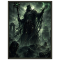 The Lich King’s Dominion fantasy artwork framed print detail