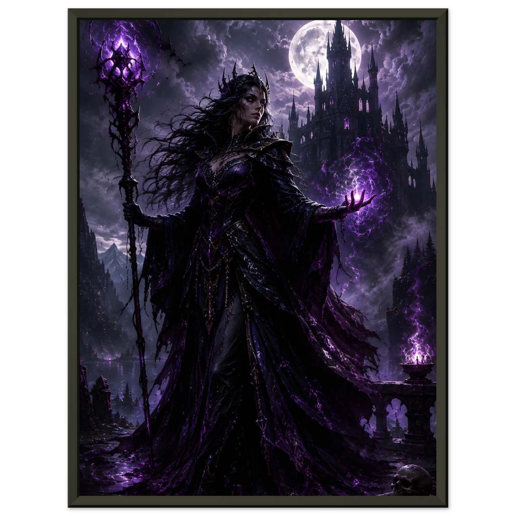 The Shadow Keep of Blackwater fantasy artwork framed print detail