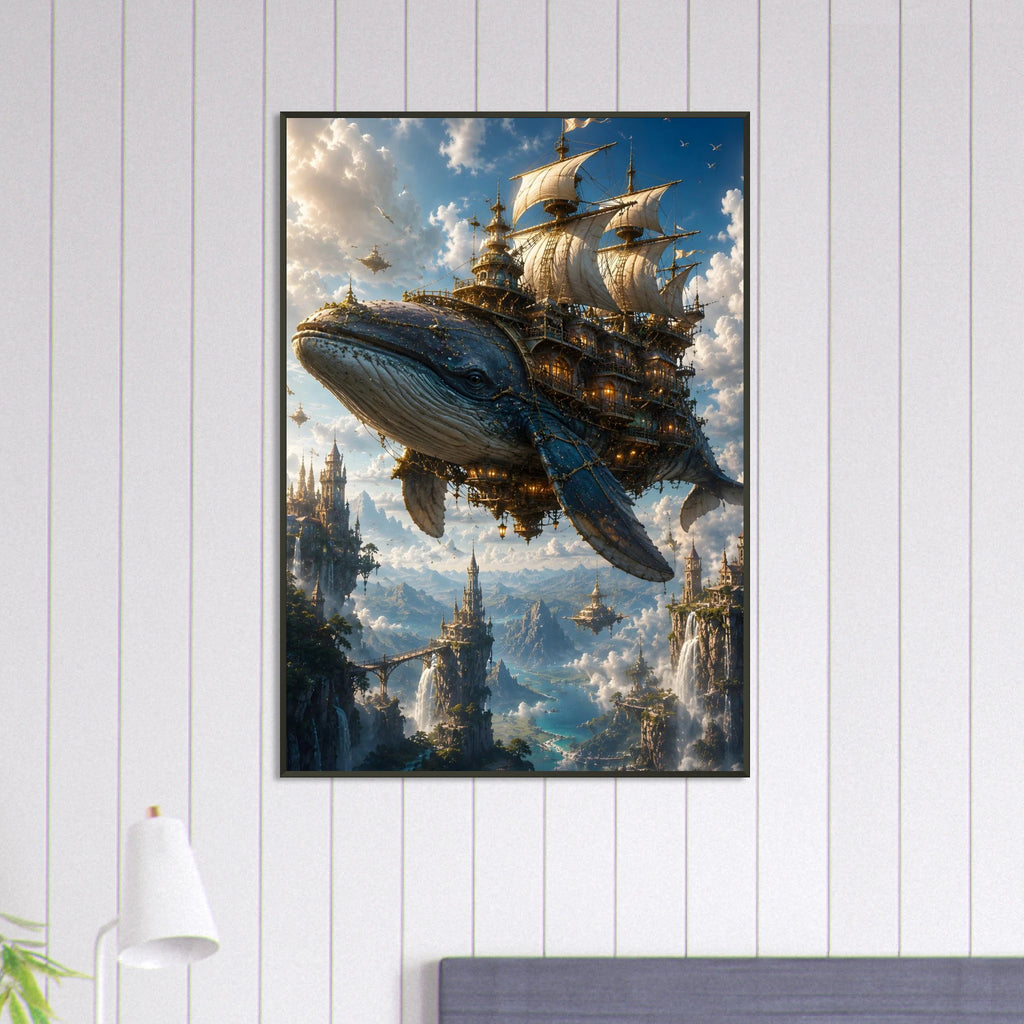 The Sky Leviathan premium framed poster display