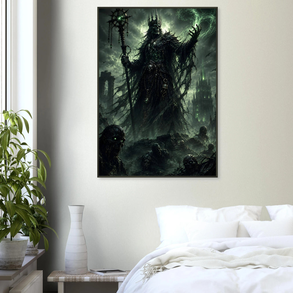 The Lich King’s Dominion premium framed poster display