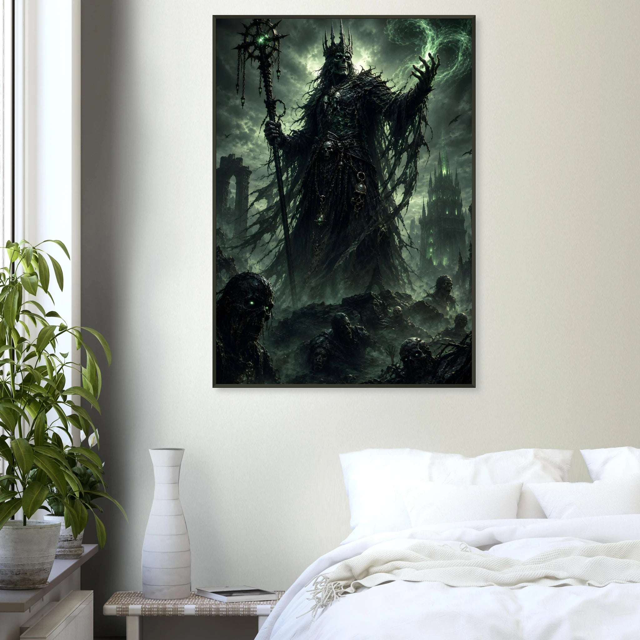 The Lich King’s Dominion premium framed poster display