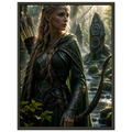 The Last Sentinel of the Ancient Wood fantasy artwork framed print detail
