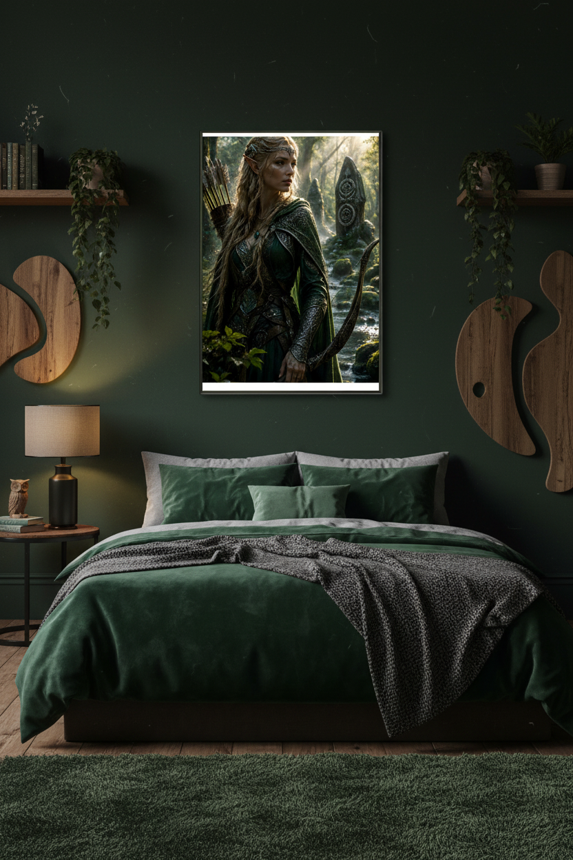 The Last Sentinel of the Ancient Wood – Fantasy Framed Poster