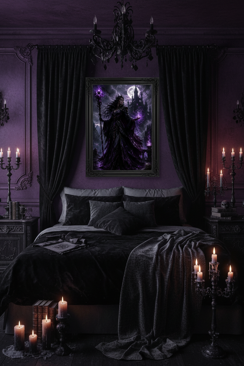 The Shadow Keep of Blackwater – Dark Fantasy Framed Poster